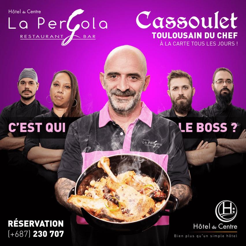 The Chef’s cassoulet every day at La Pergola