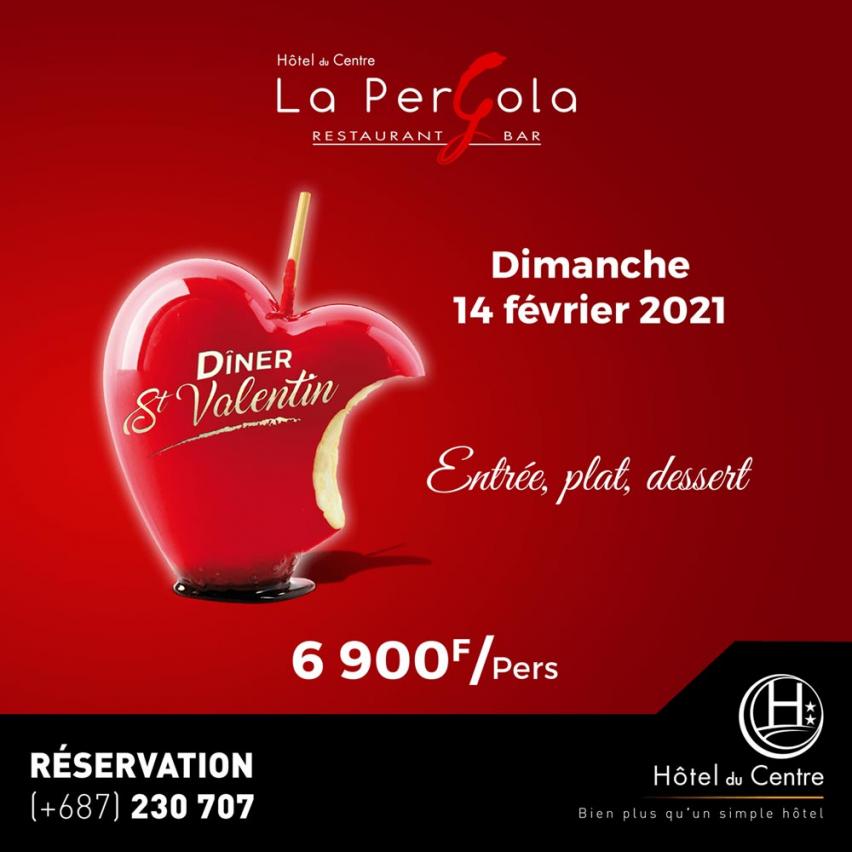 Fall for the Hôtel du Centre Valentine’s Day menu!